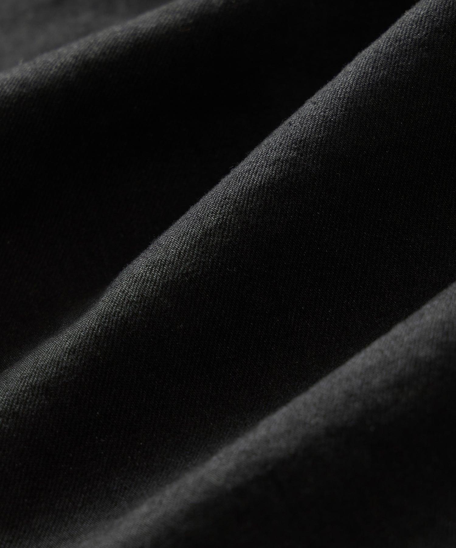 Straight Japanese Selvedge Stretch Jean in Black Product Image