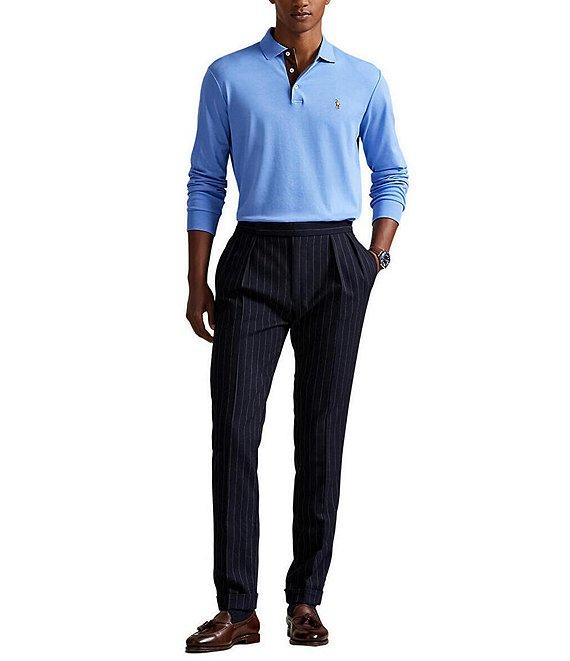 Polo Ralph Lauren Classic Fit Soft Cotton Long Sleeve Polo Shirt Product Image