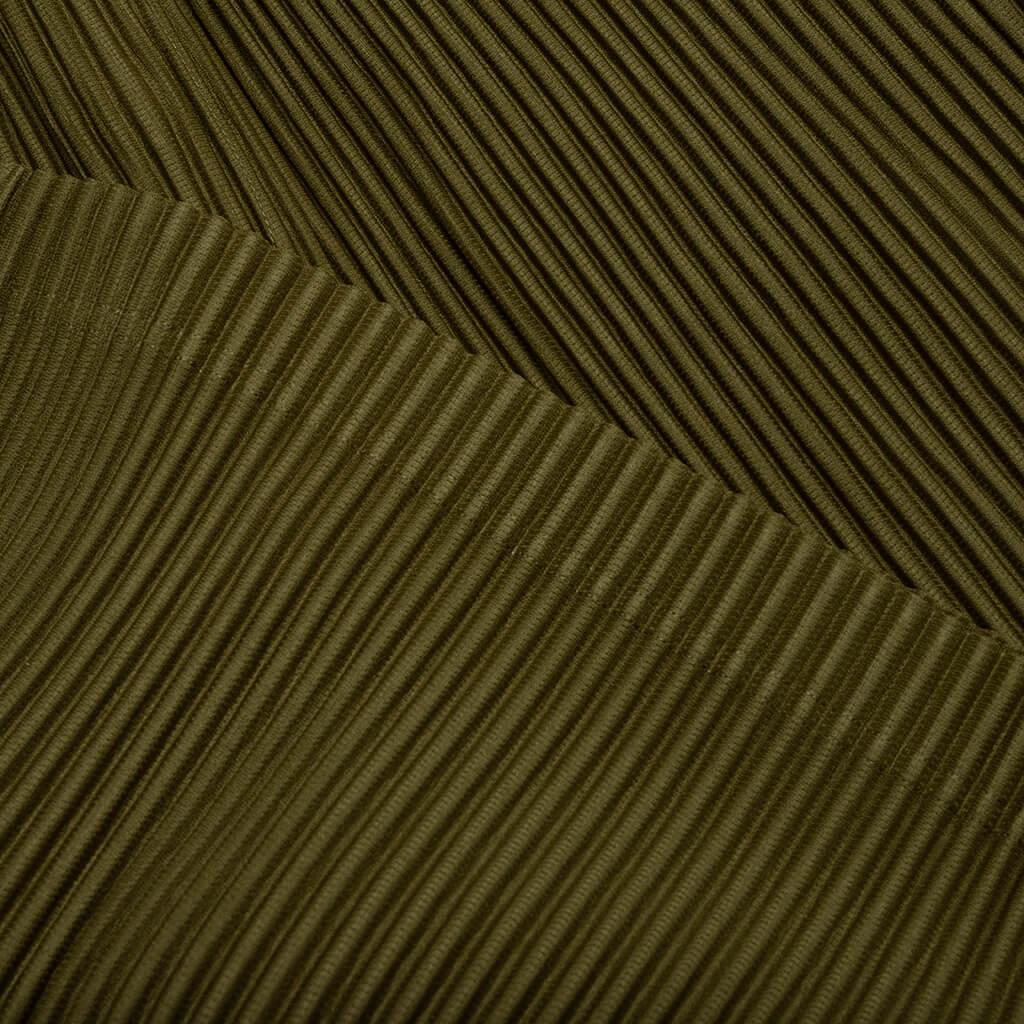 Color Pleats Shorts - Olive Khaki Male Product Image