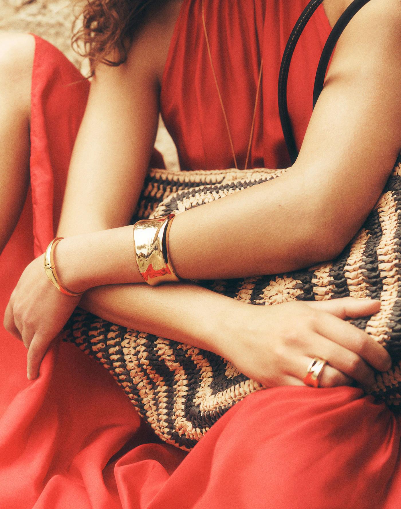 Organic Wide Cuff Bracelet Product Image