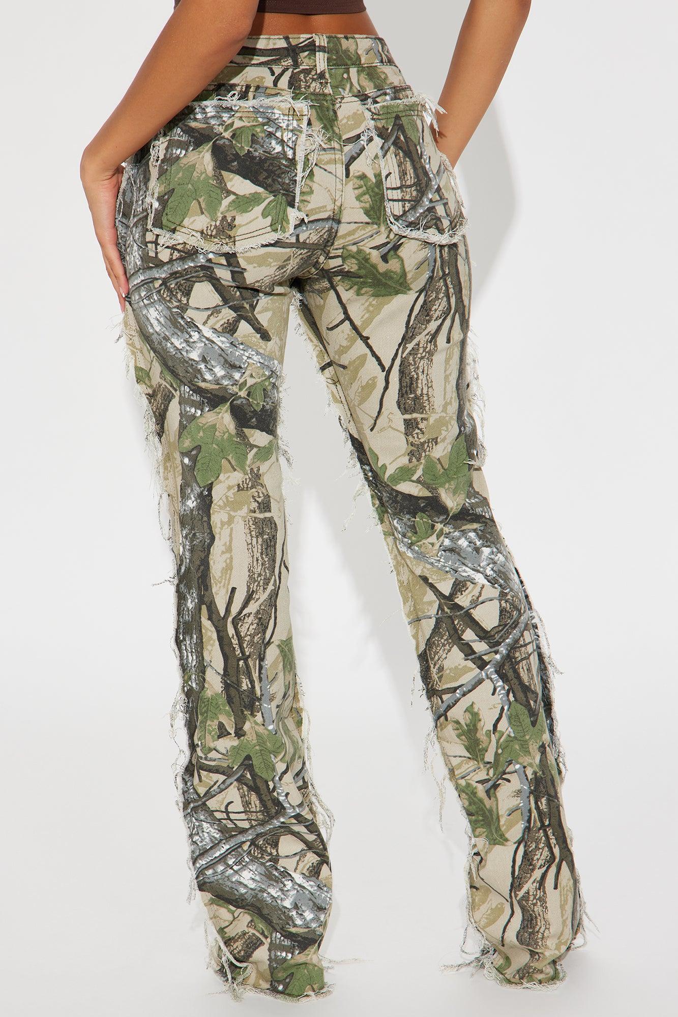 Doing The Most Straight Leg Camo Pant - Olive/combo Product Image