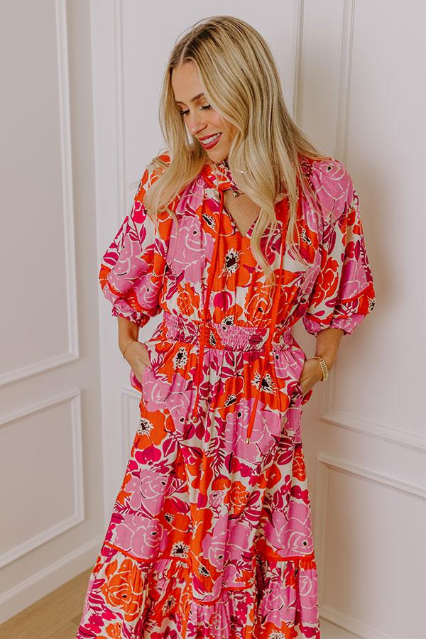 Chasing Sunsets Floral Maxi Dress Product Image