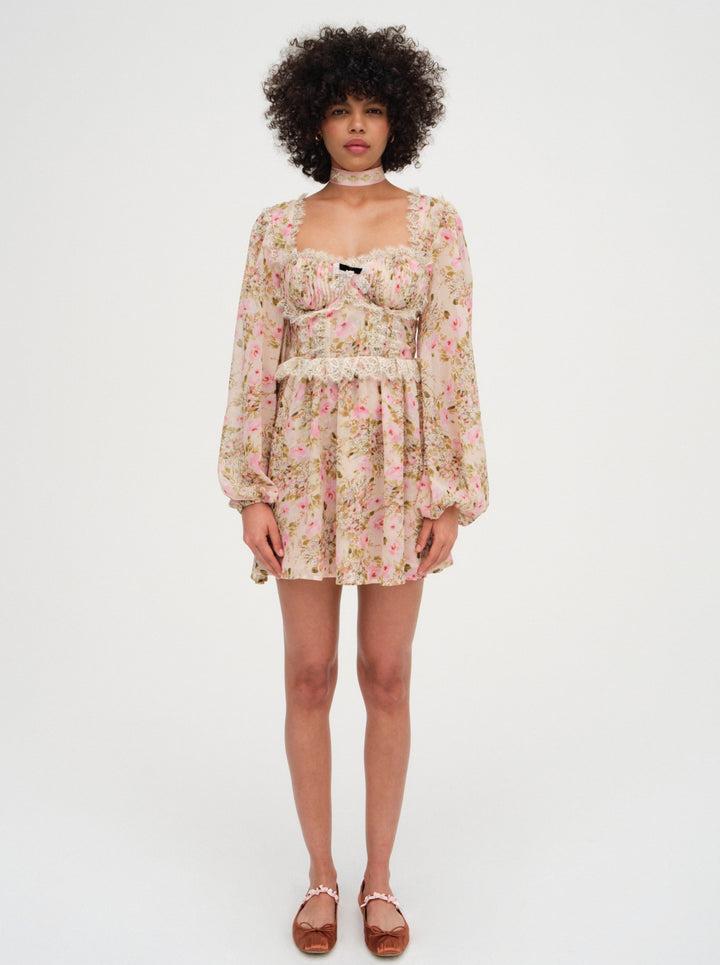 Emmaline Mini Dress — Yellow Product Image