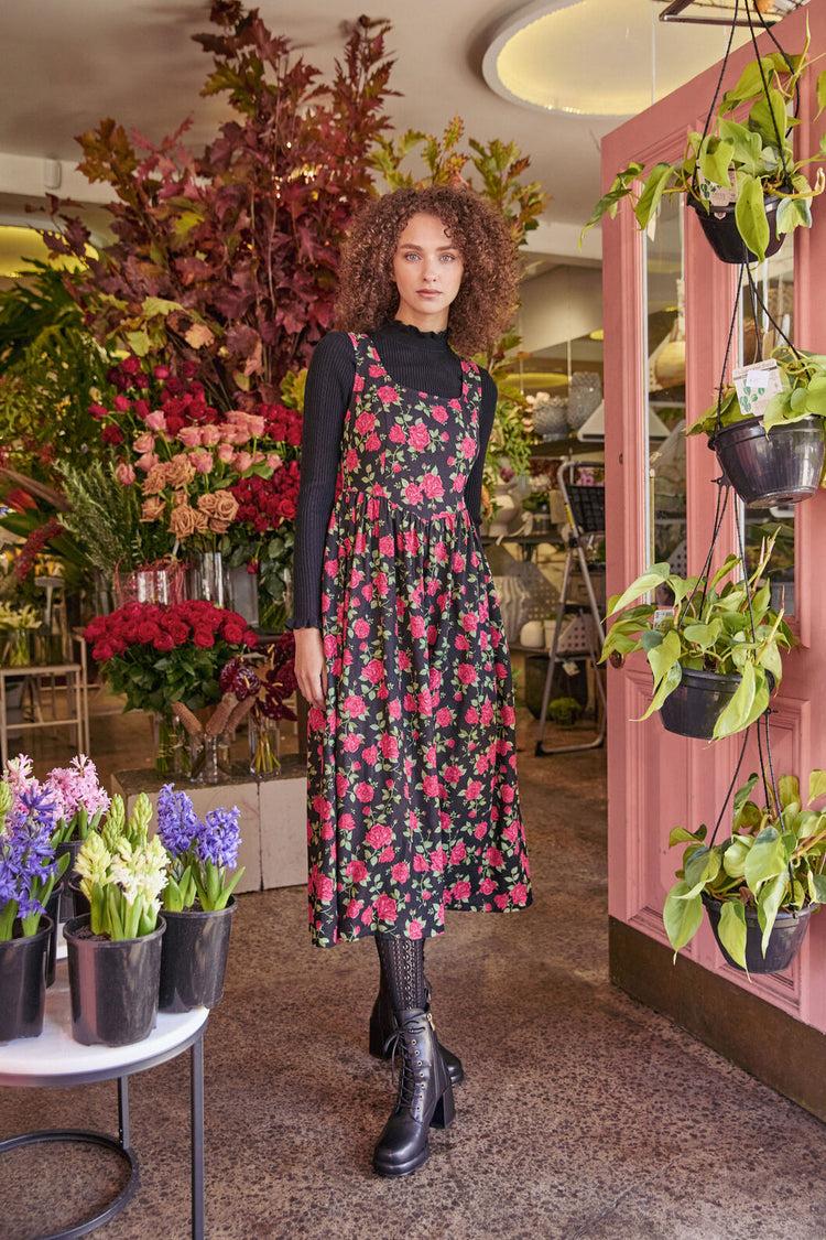 Winter Rose Midi Dress Product Image