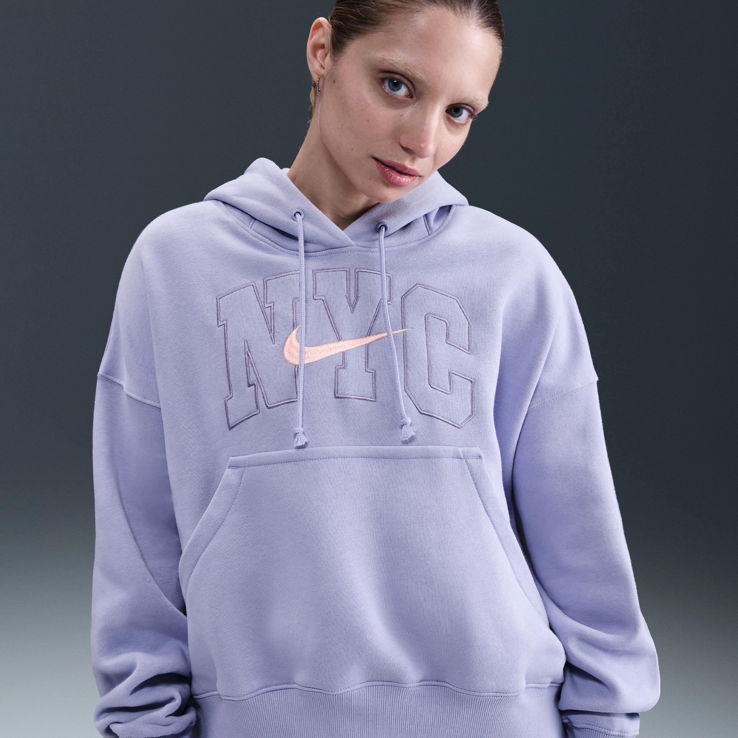 Womens Nike Sportswear Phoenix Fleece Over-Oversized Hoodie | HQ2980-533 Product Image