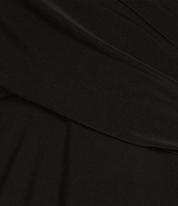 DKNY by Donna Karan Surplice V-Neck Side Ruched Short Sleeve Top Product Image