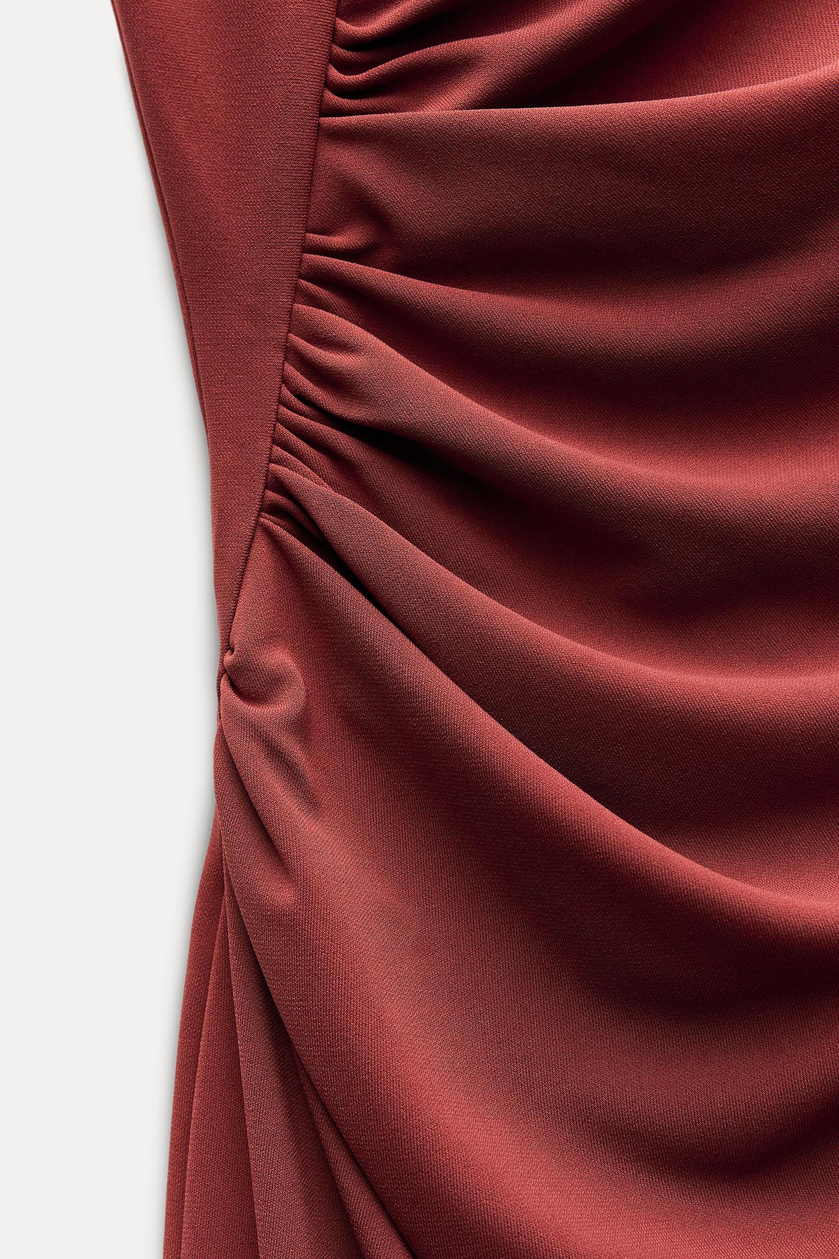 DRAPED MIDI DRESS Product Image
