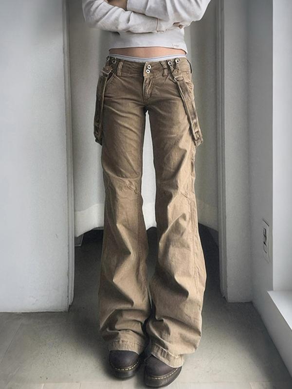 Khaki Workwear Boyfriend Jeans Product Image