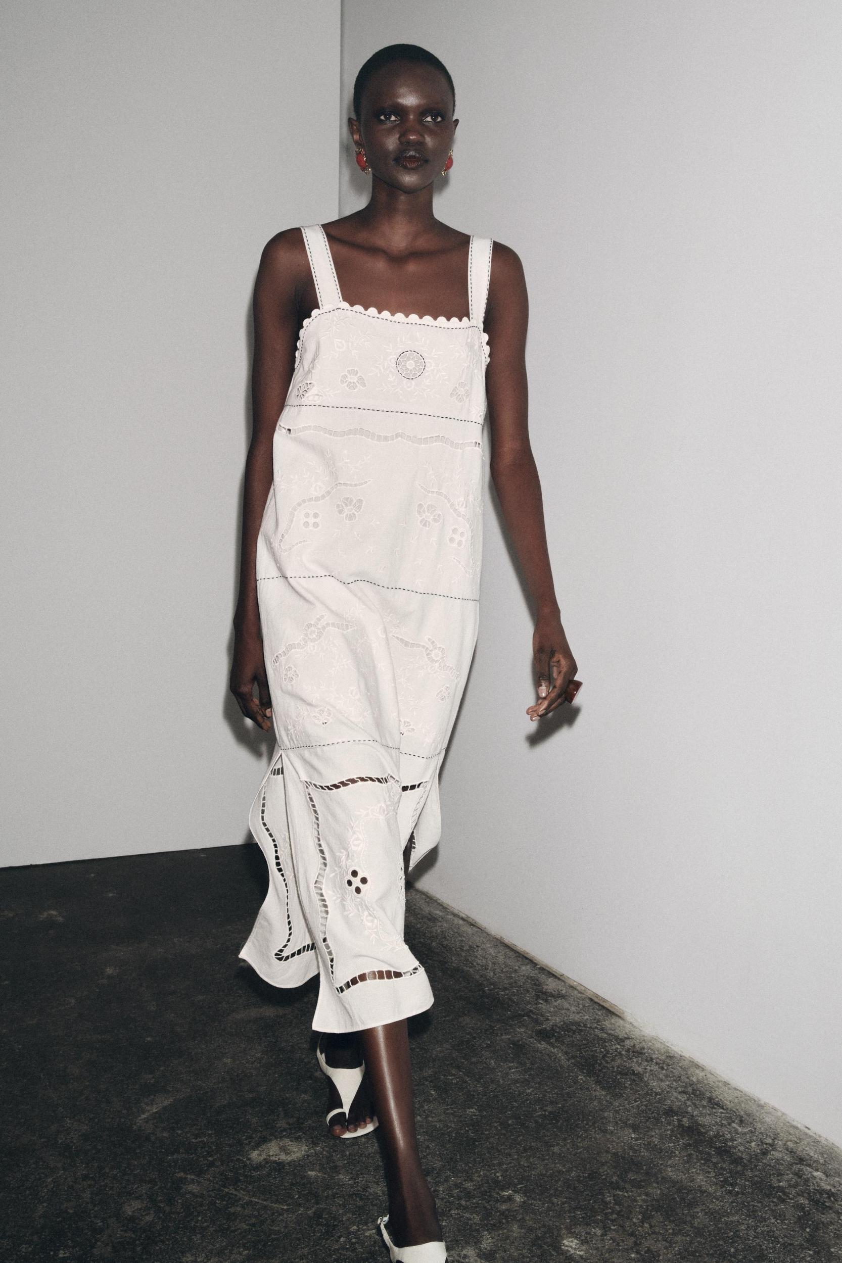 ZW COLLECTION EMBROIDERED STITCH DRESS Product Image