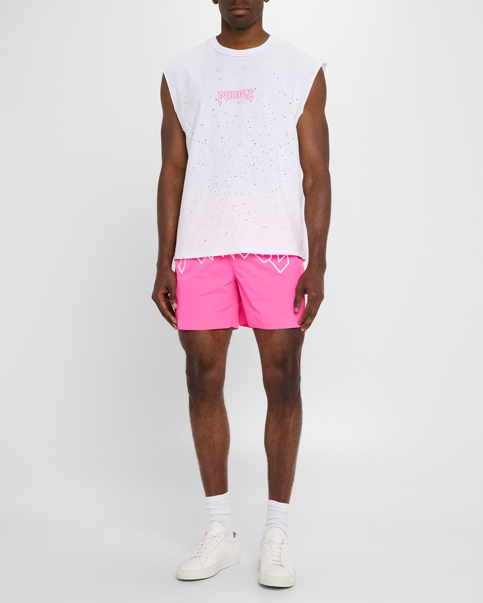 Men's Logo Lettering Swim Shorts Product Image