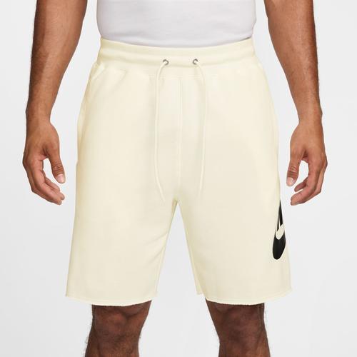 Nike Mens Nike Club Alumni FT Shorts - Mens Sail/Sail/Black Product Image