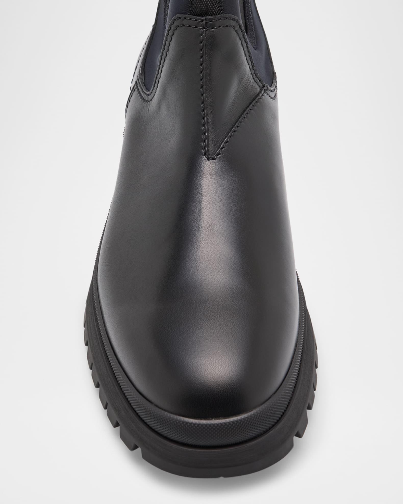 Men's Brixxen Leather and Neoprene Chelsea Boots Product Image