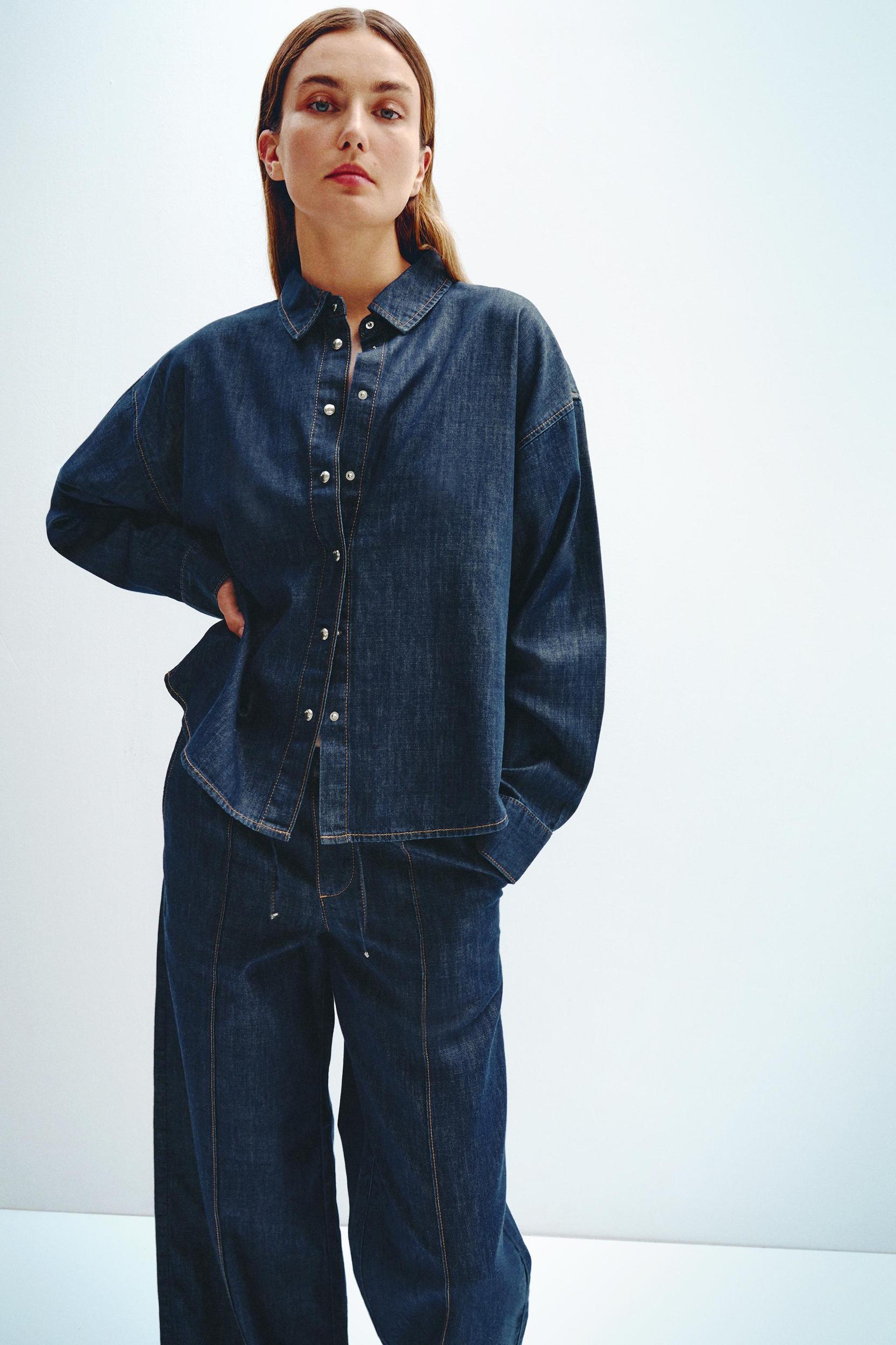 Z1975 OVERSIZED DENIM SHIRT Product Image