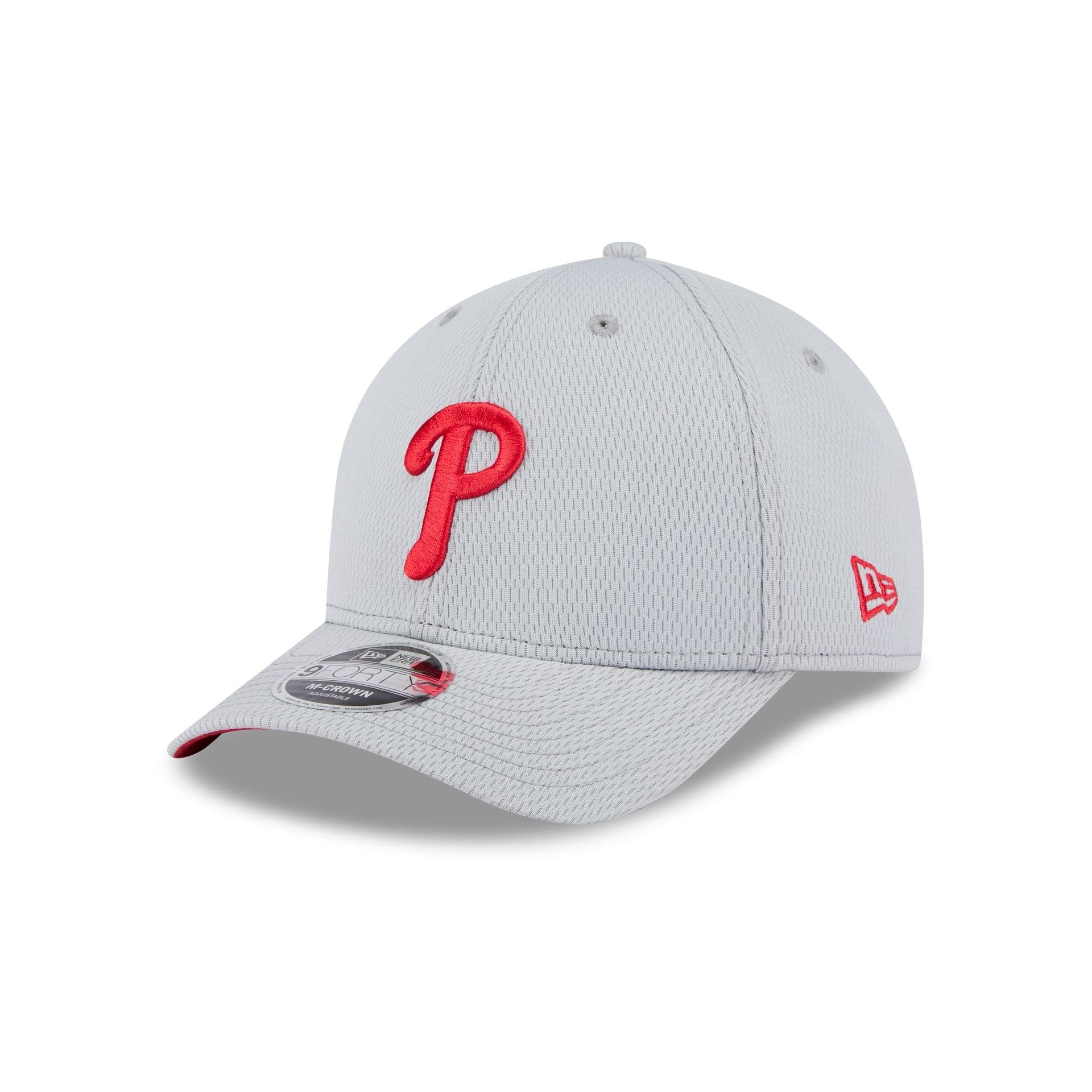 Philadelphia Phillies 2025 Clubhouse Gray 9FORTY M-Crown Snapback Hat Male Product Image