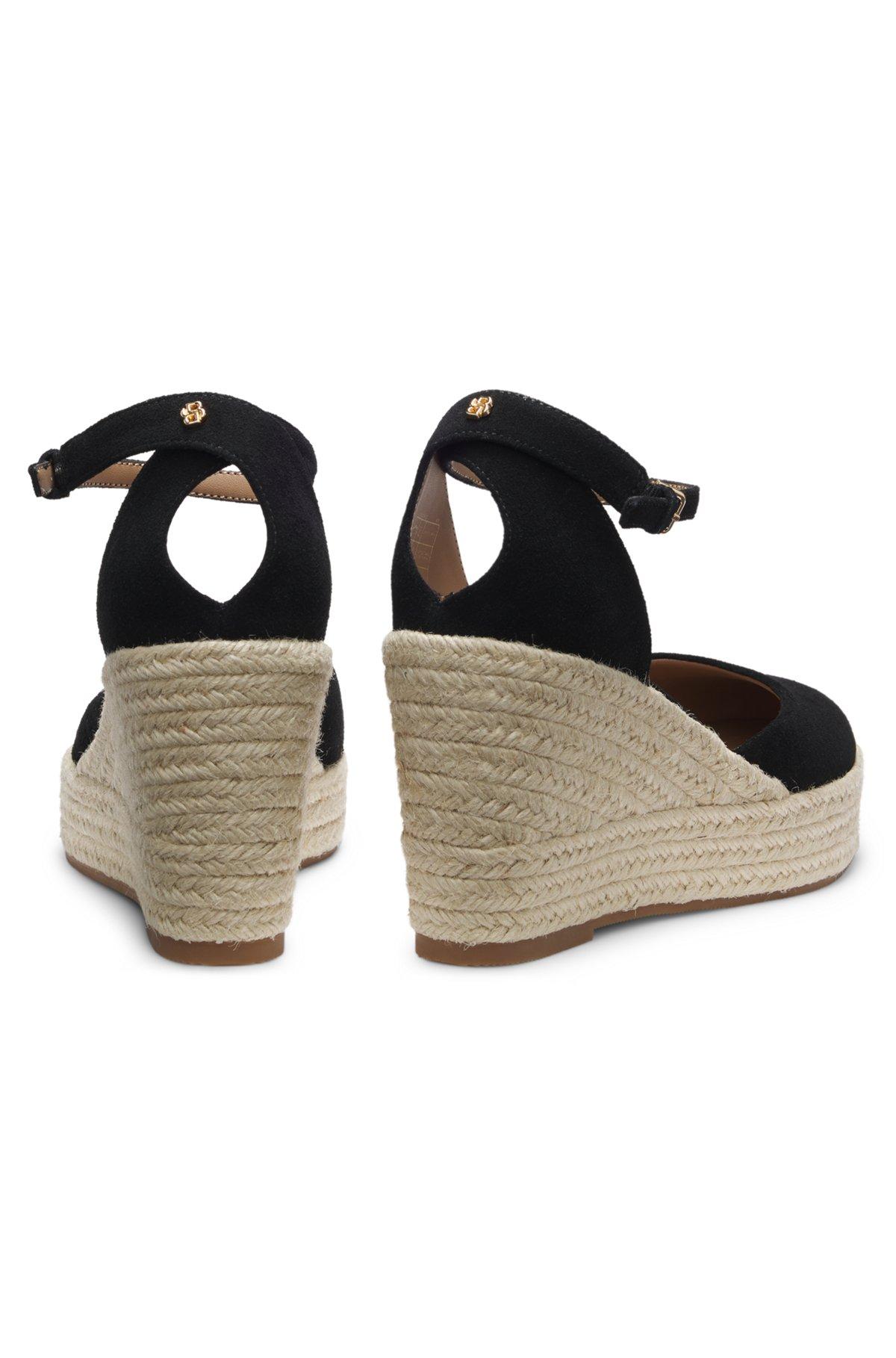 Suede espadrilles with wedge sole Product Image