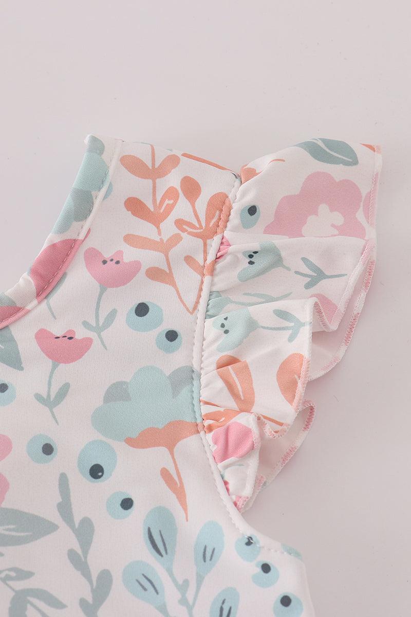 Green swiss dot leotard Product Image