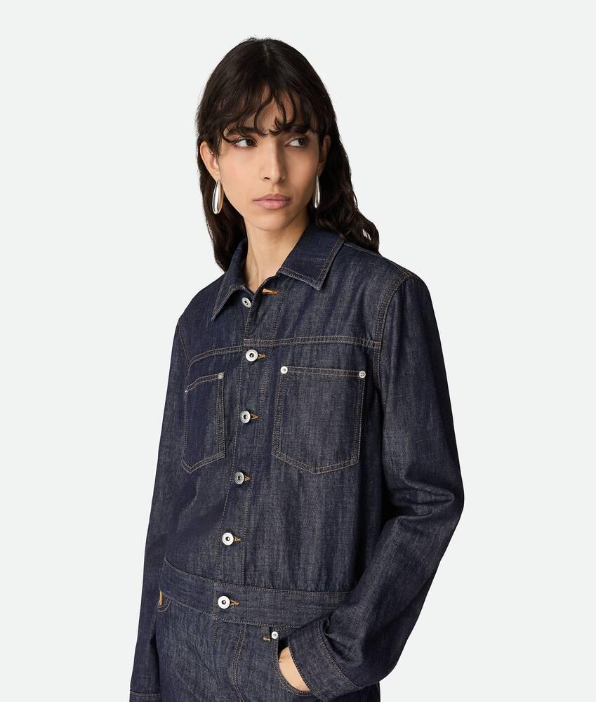 Women's Indigo Denim Jacket in Indigo Product Image