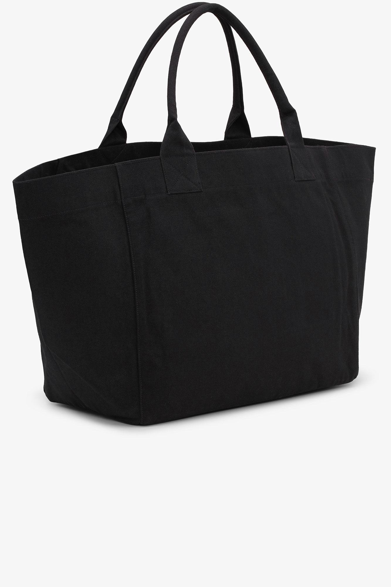 Black XXL Banana Print Tote Product Image