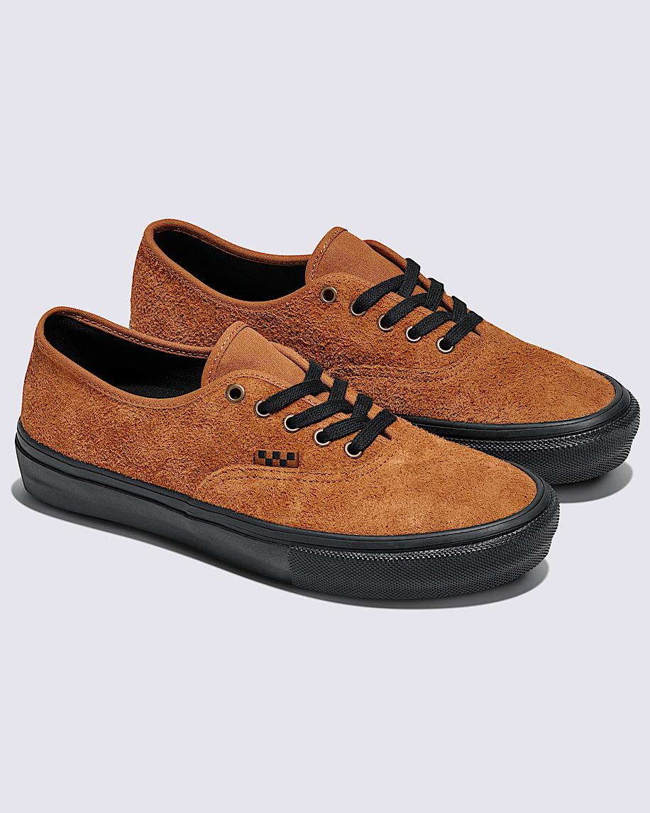 Skate Authentic Suede Shoe in Rust Brown| Vans US Product Image