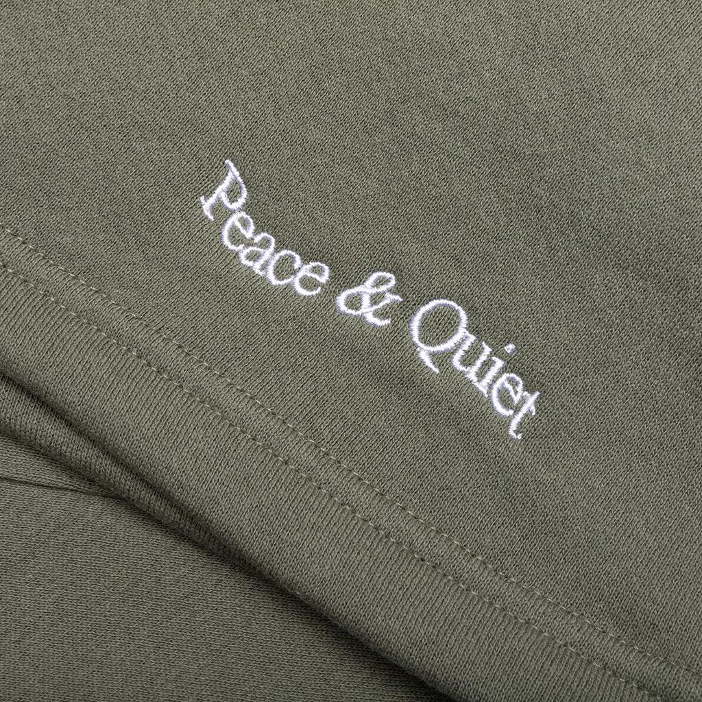 Wordmark Sweatshorts - Olive Male Product Image