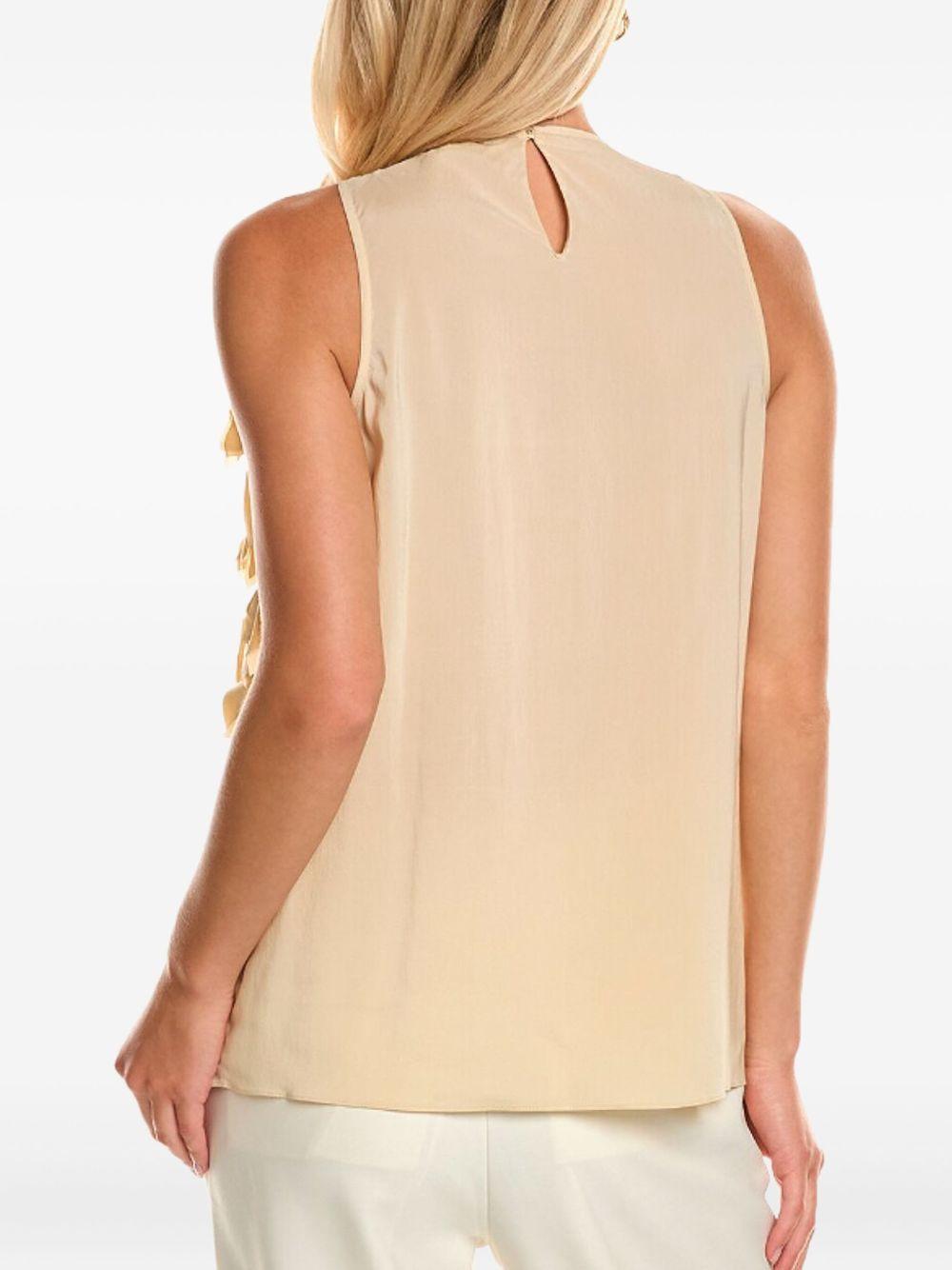 pleated petals blouse Product Image