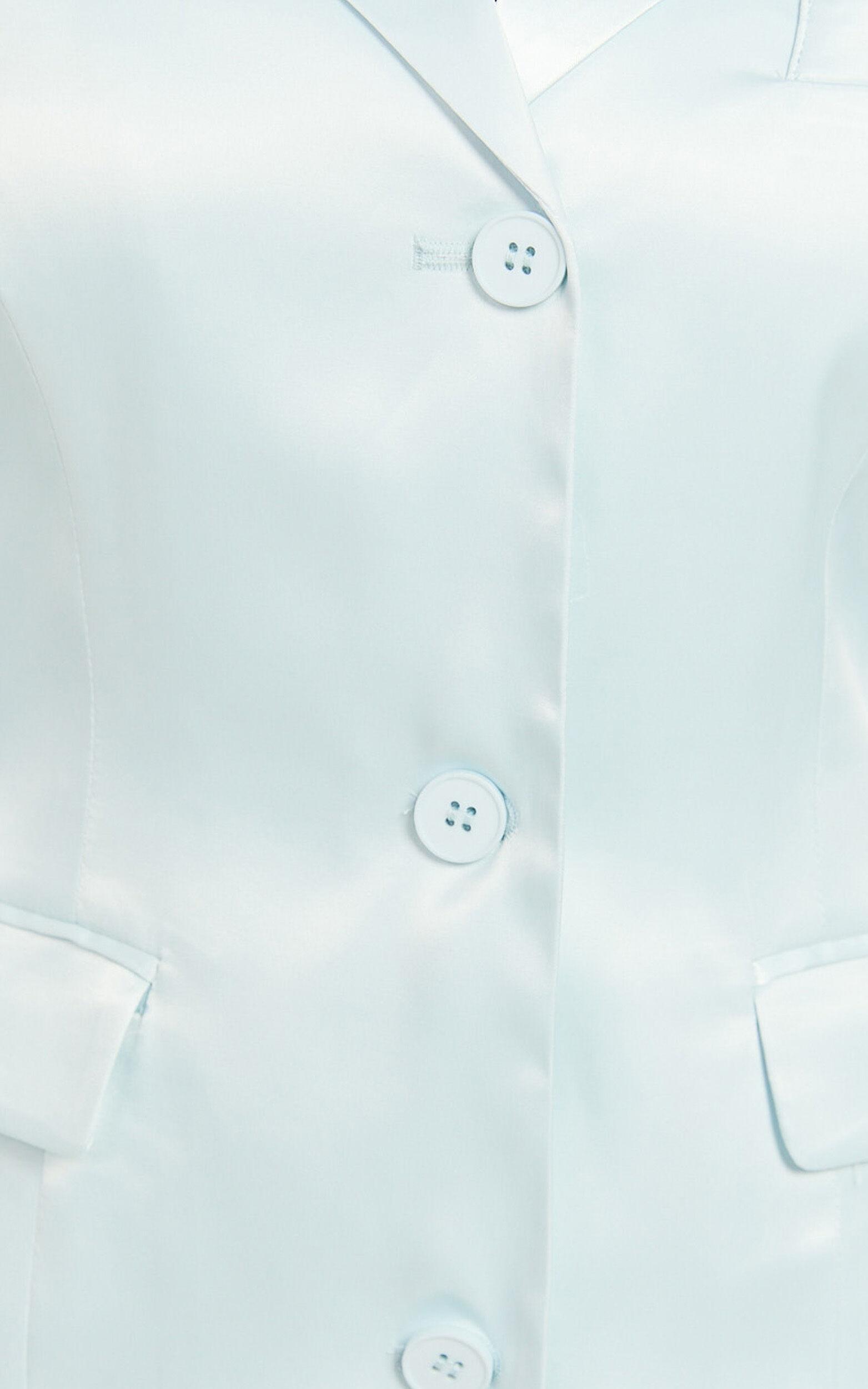 Lioness - Leo Cinched Blazer in Pale Blue Product Image