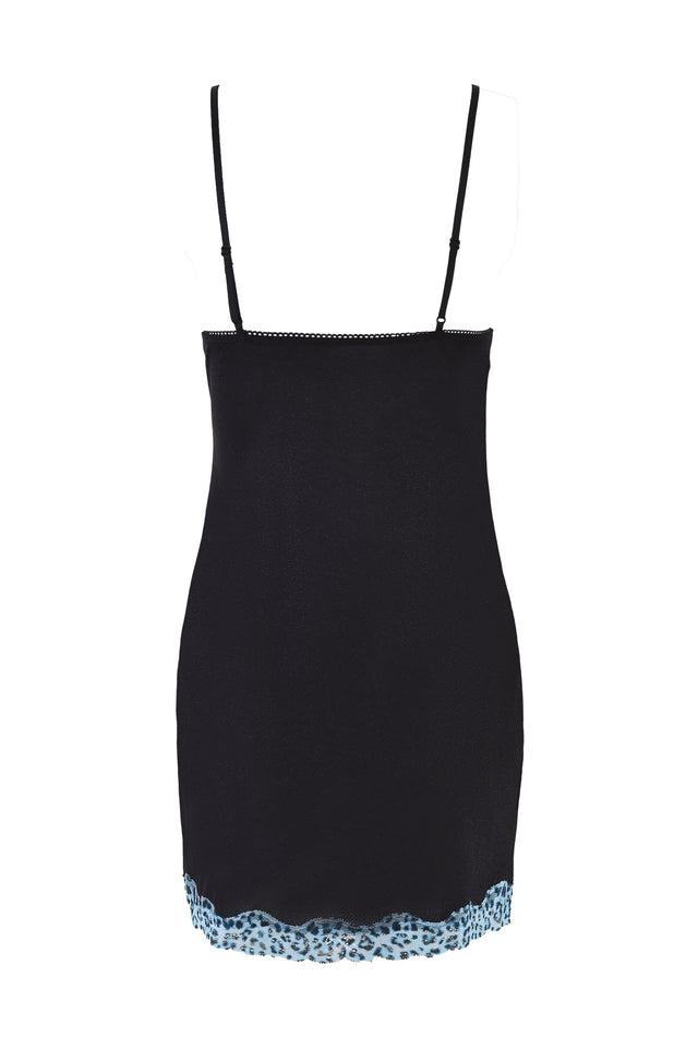 SAHARA SLIP DRESS - BLACK Product Image