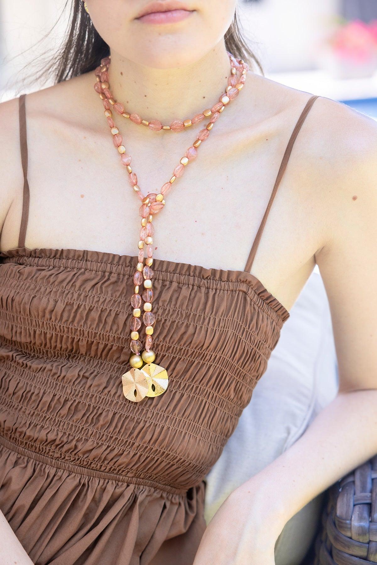 Aurora Pink Long Necklace Product Image