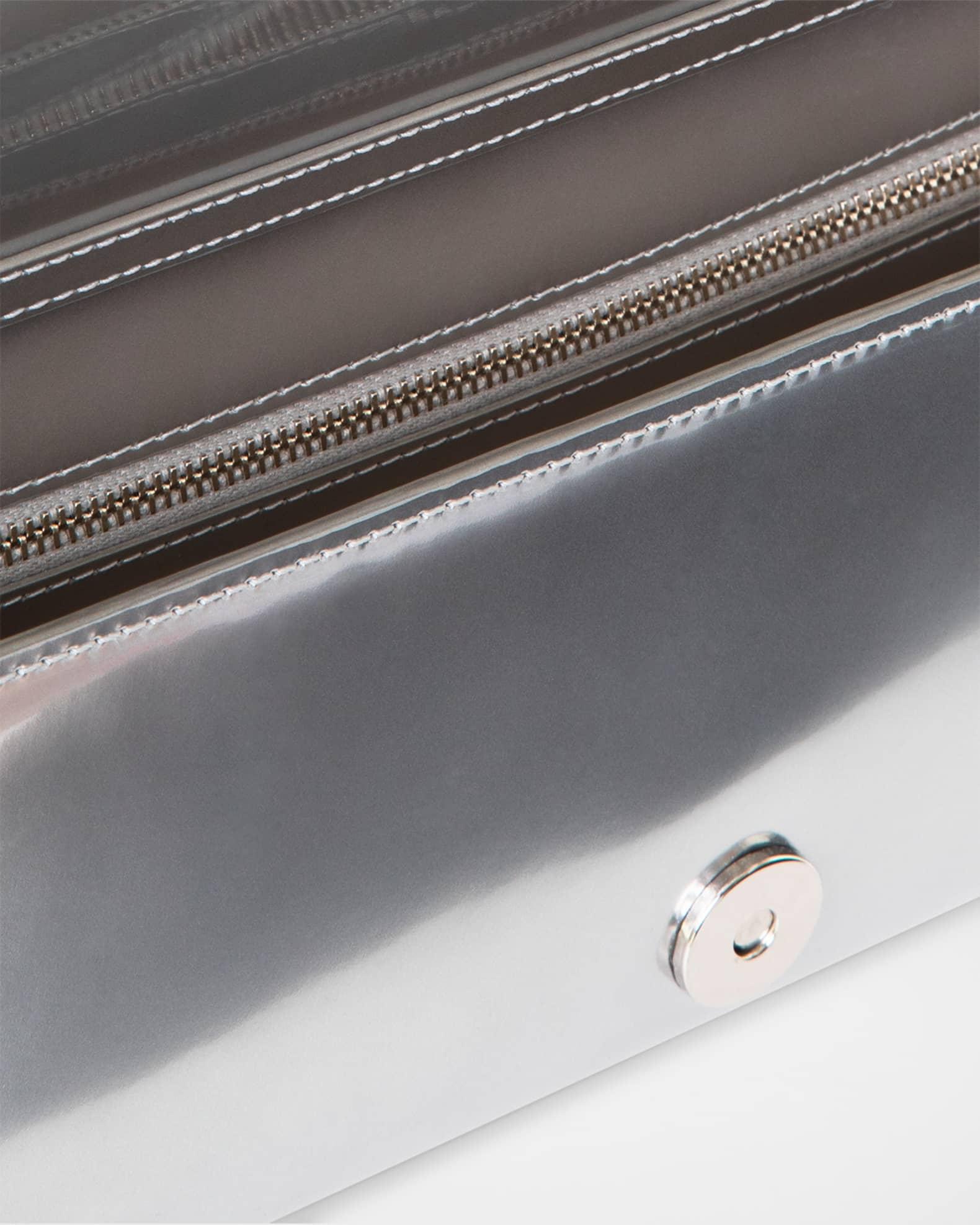 Anouk Small Metallic Leather Clutch Bag Product Image
