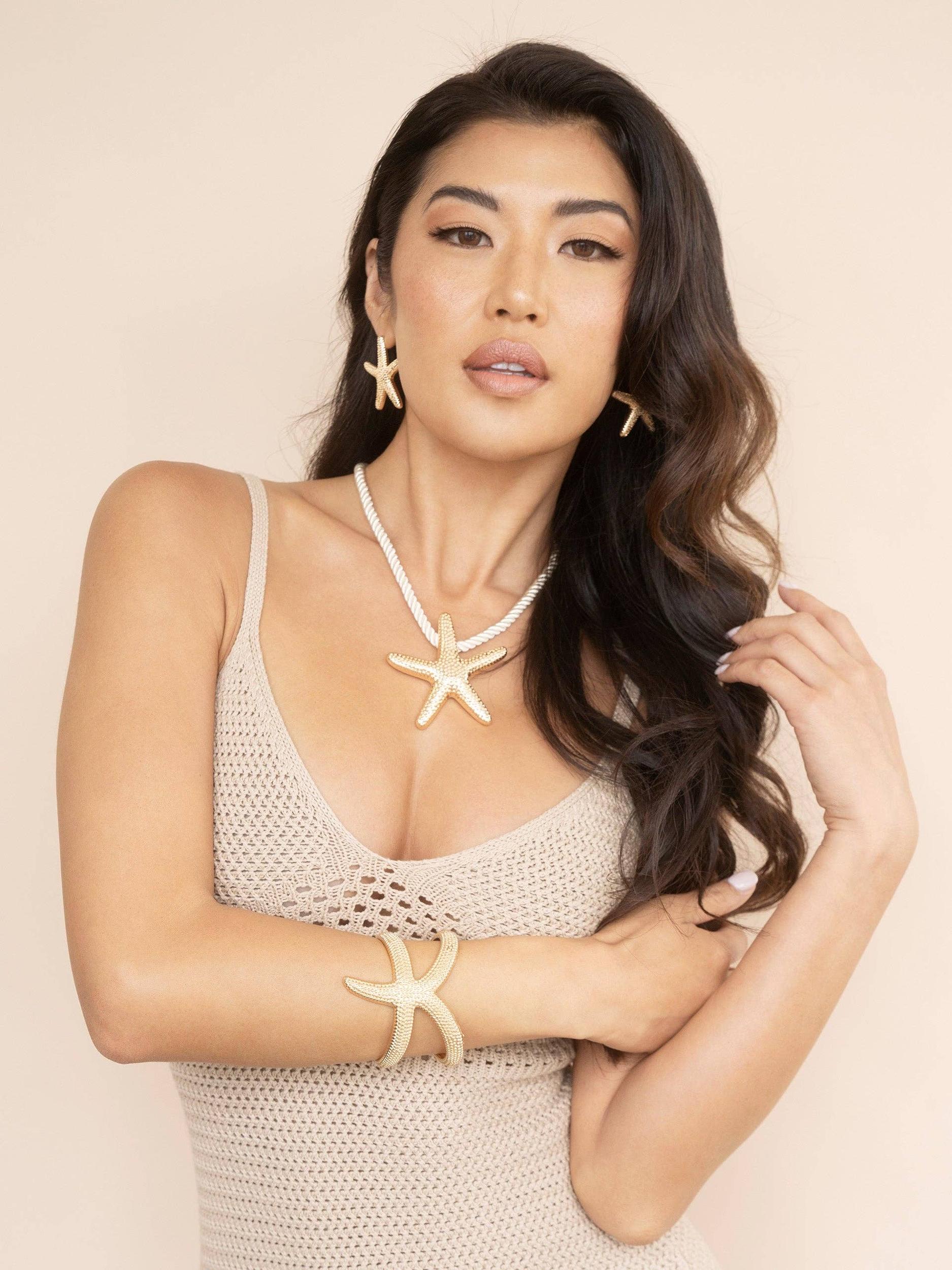 Starfish Zinc Hug Cuff Product Image