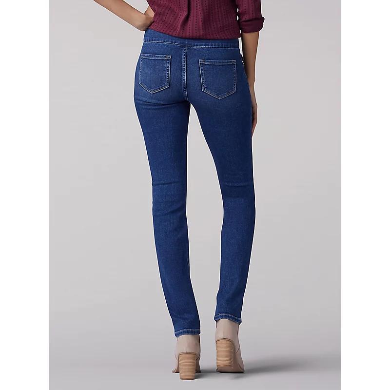Womens Sculpting Slim Fit Pull On Jeans Product Image