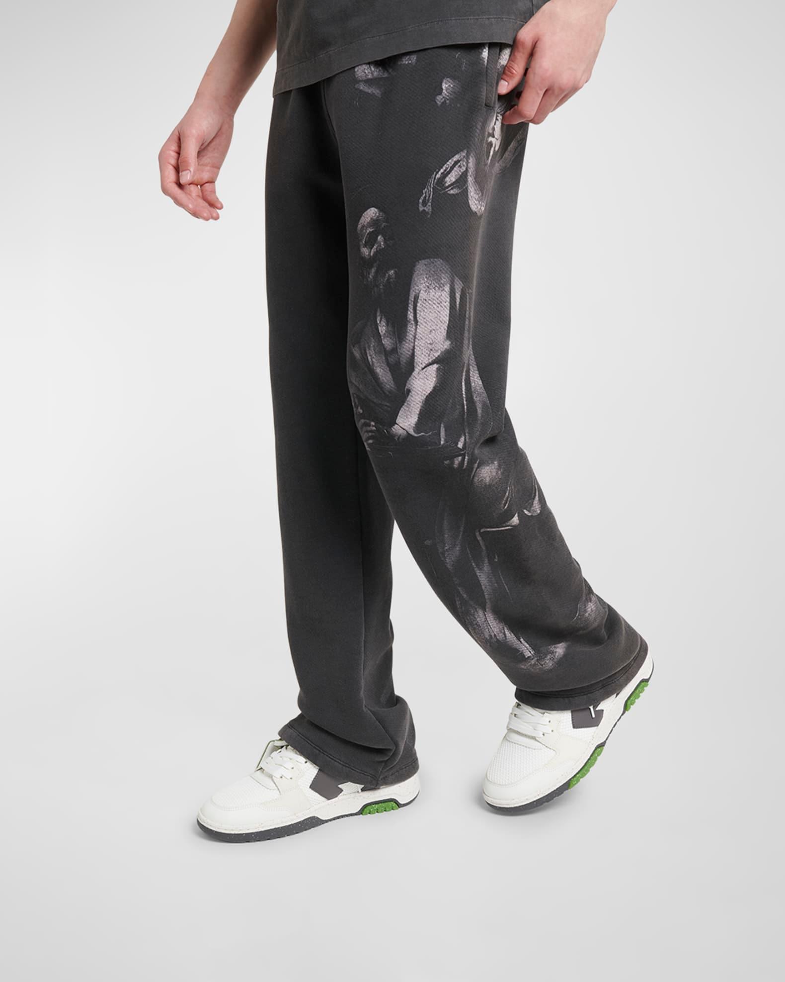 Men's Slim Out Of Office Mesh and Leather Low-Top Sneakers Product Image