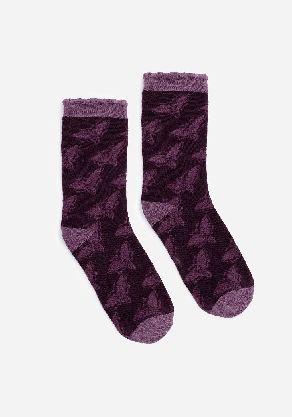 Mortmoth Jacquard Knit Socks Product Image