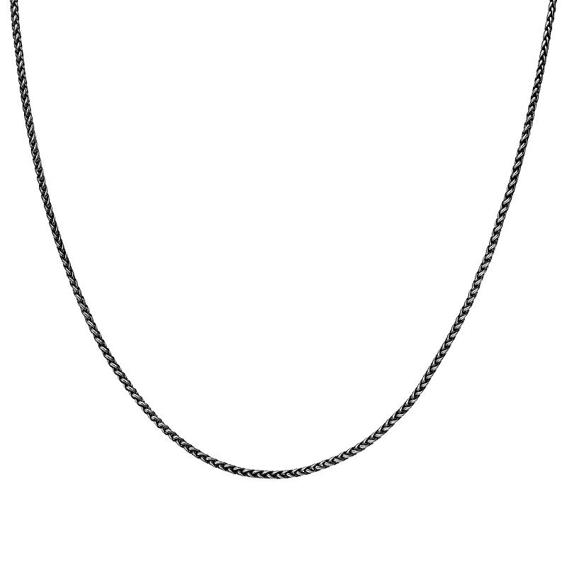 Men's LYNX Stainless Steel Wheat Chain Necklace,  Product Image