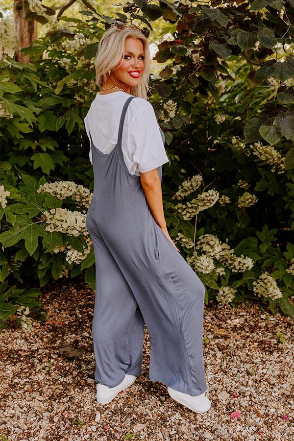 Sunlit Days Jumpsuit in Slate Product Image