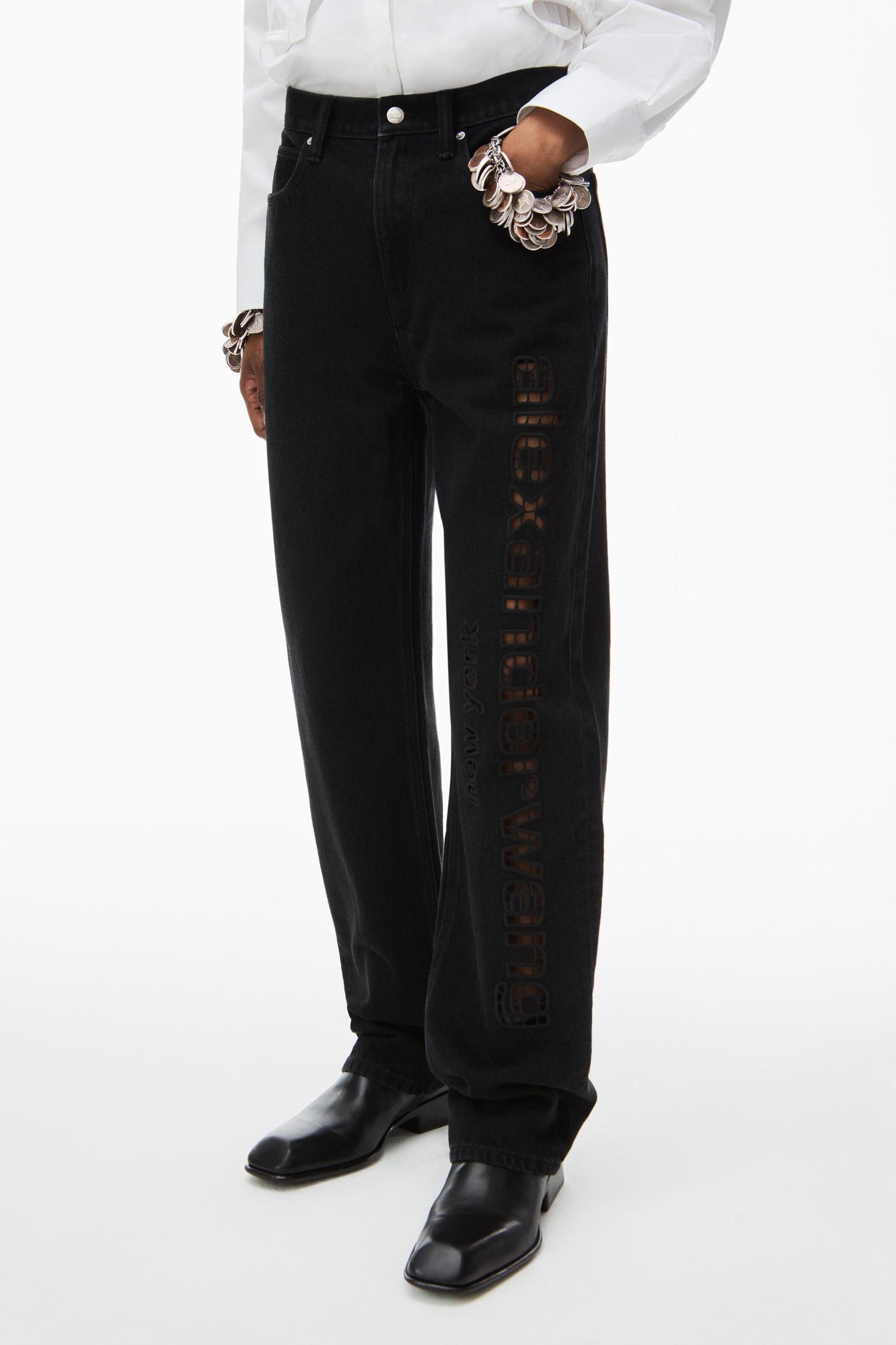 Ez Cut-out Logo Jeans Product Image