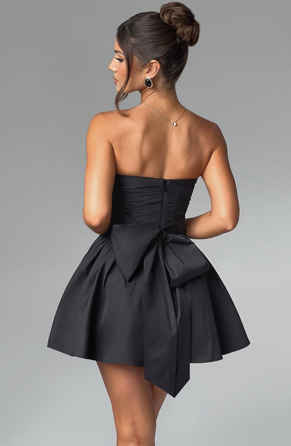 Katrina Mini Dress - Black Product Image