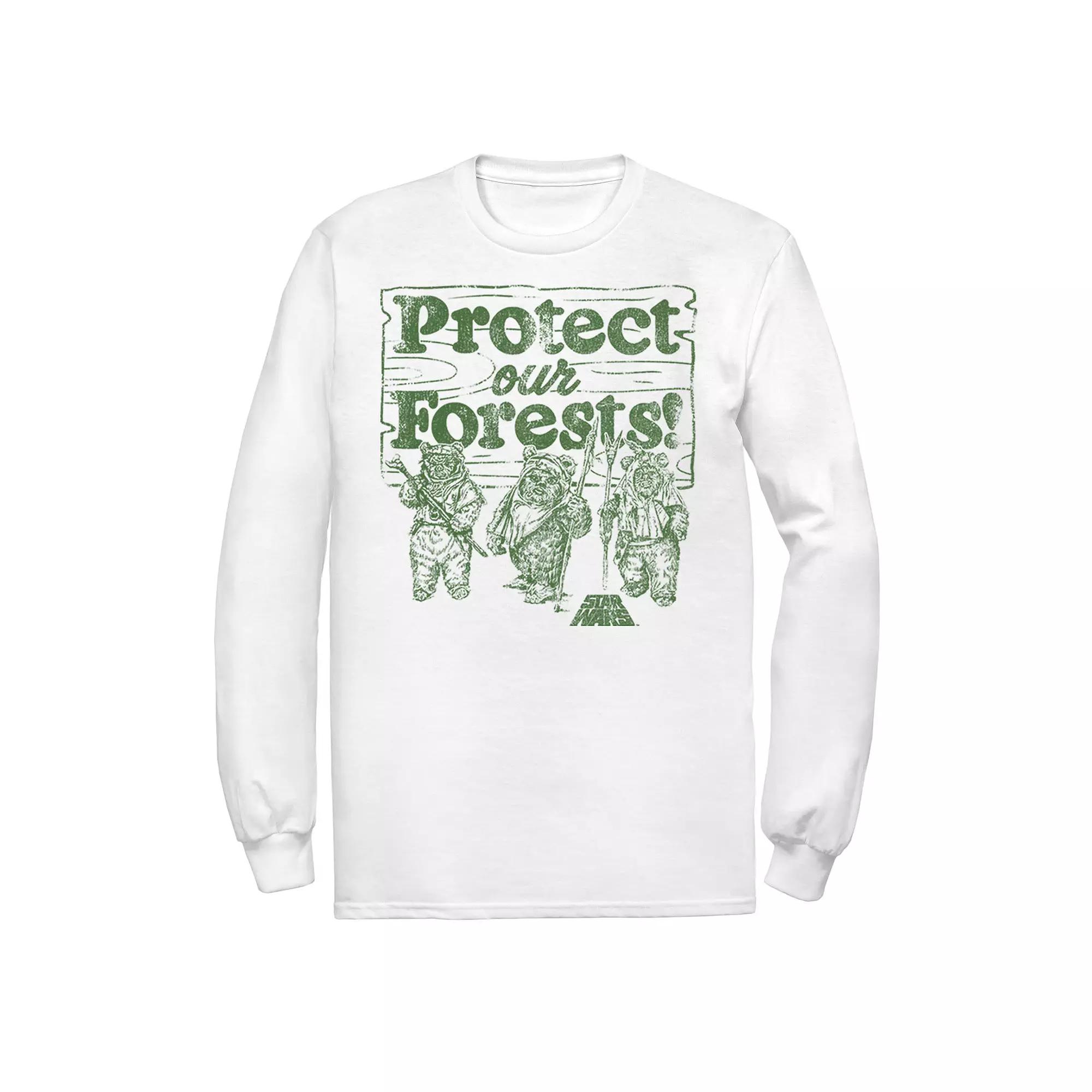 Men's Star Wars Ewoks Protect Our Forests Camp Tee,  Product Image