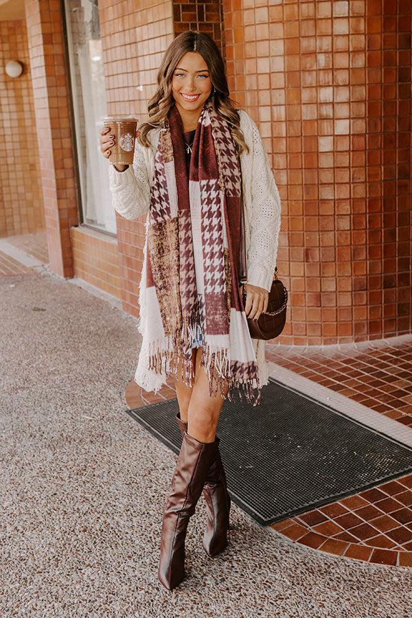 Falls First Chill Scarf in Chestnut Product Image