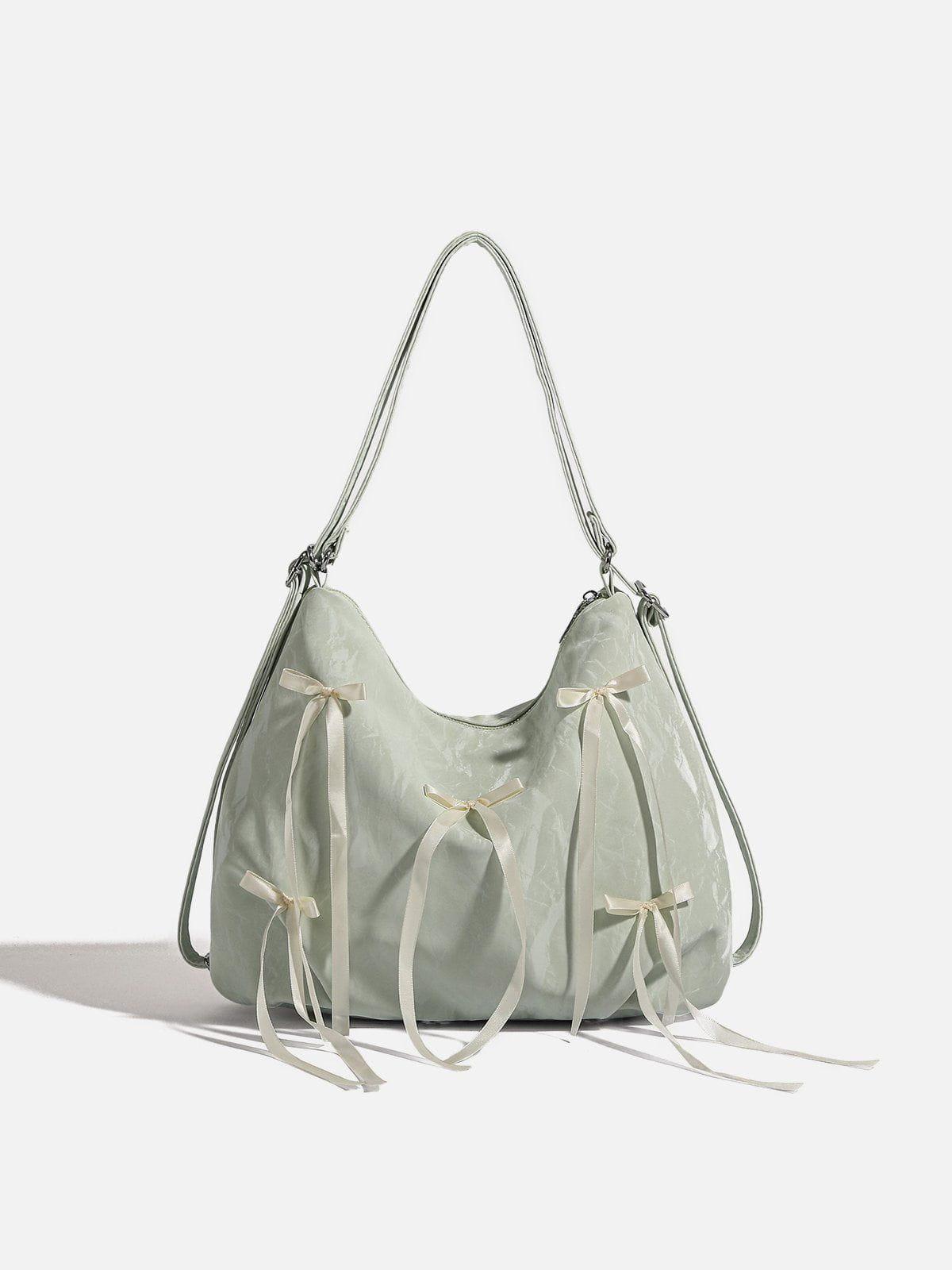 Bow Decoration Tote Bag Female Product Image