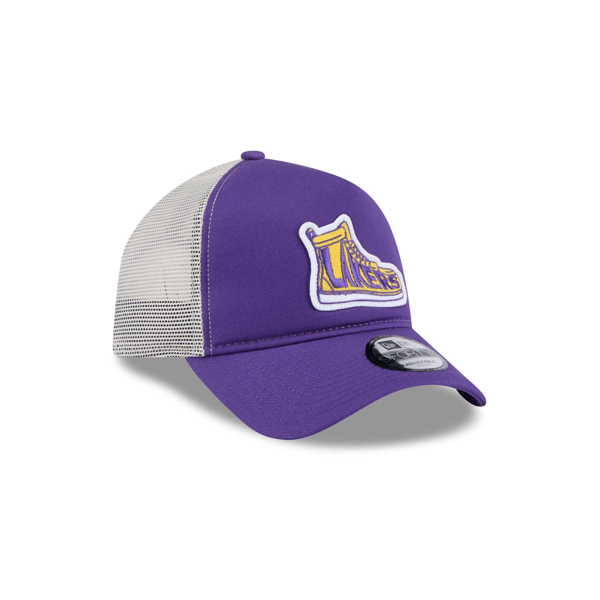 Los Angeles Lakers 2025 All-Star Game Fan Pack 9FORTY A-Frame Trucker Hat Male Product Image
