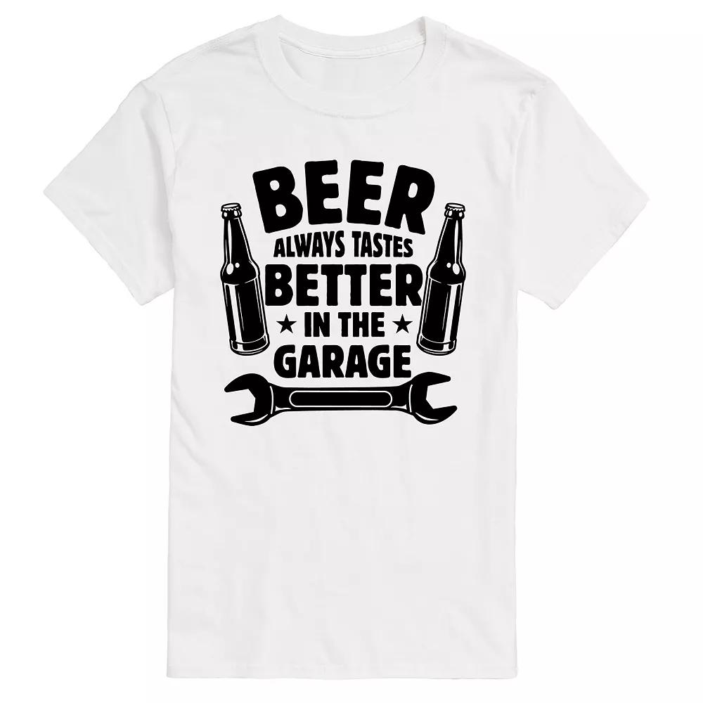 Big & Tall Beer Tastes Better Garage Tee, Men's,  Product Image