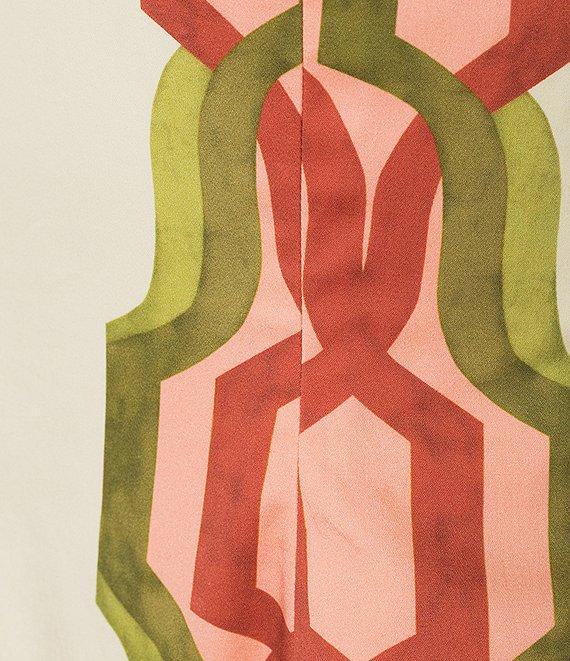 Mestiza New York Hampton Convertible Round Neck Short Sleeve Column Midi Dress Product Image