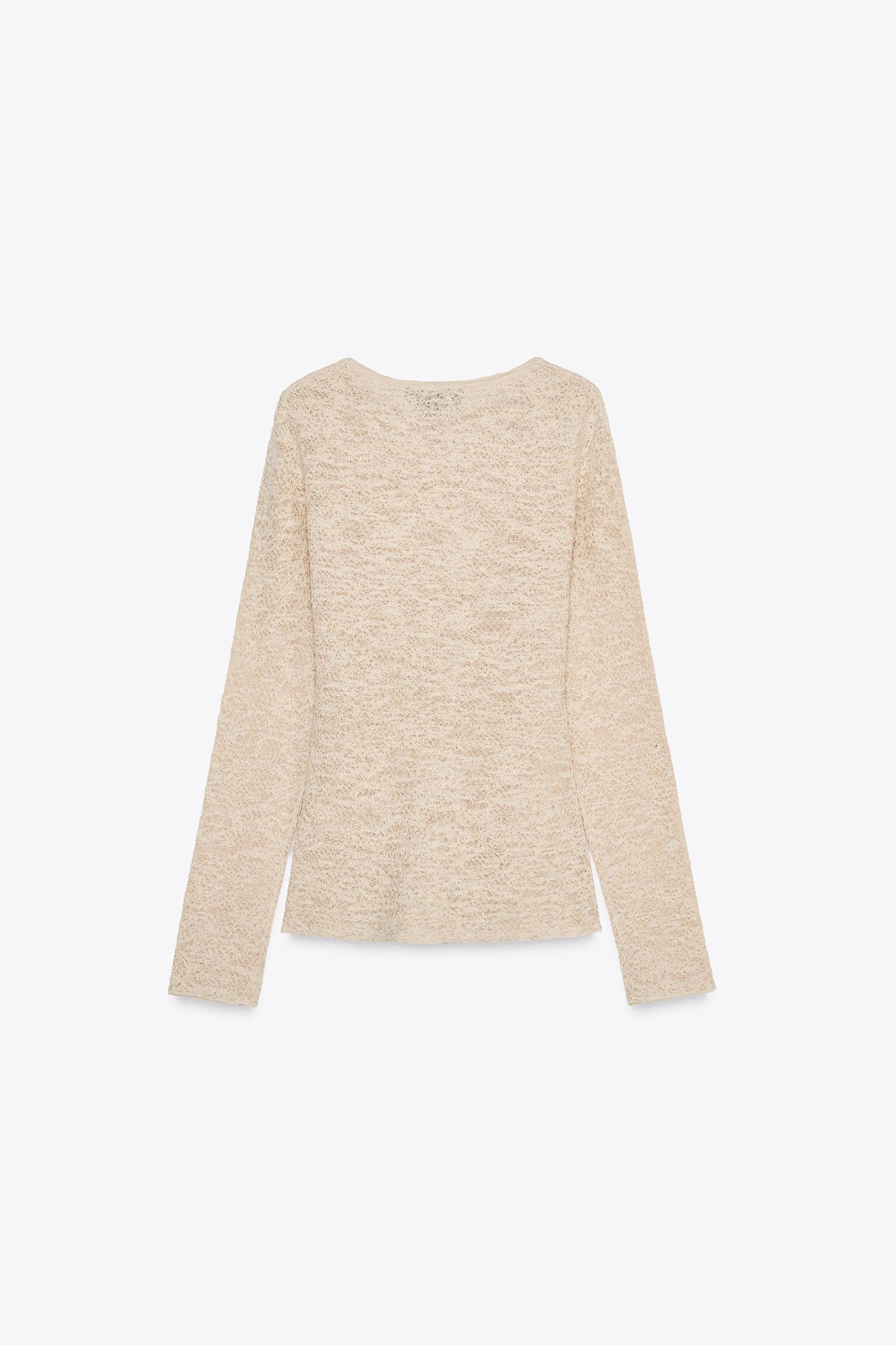 TEXTURED KNIT TOP Product Image