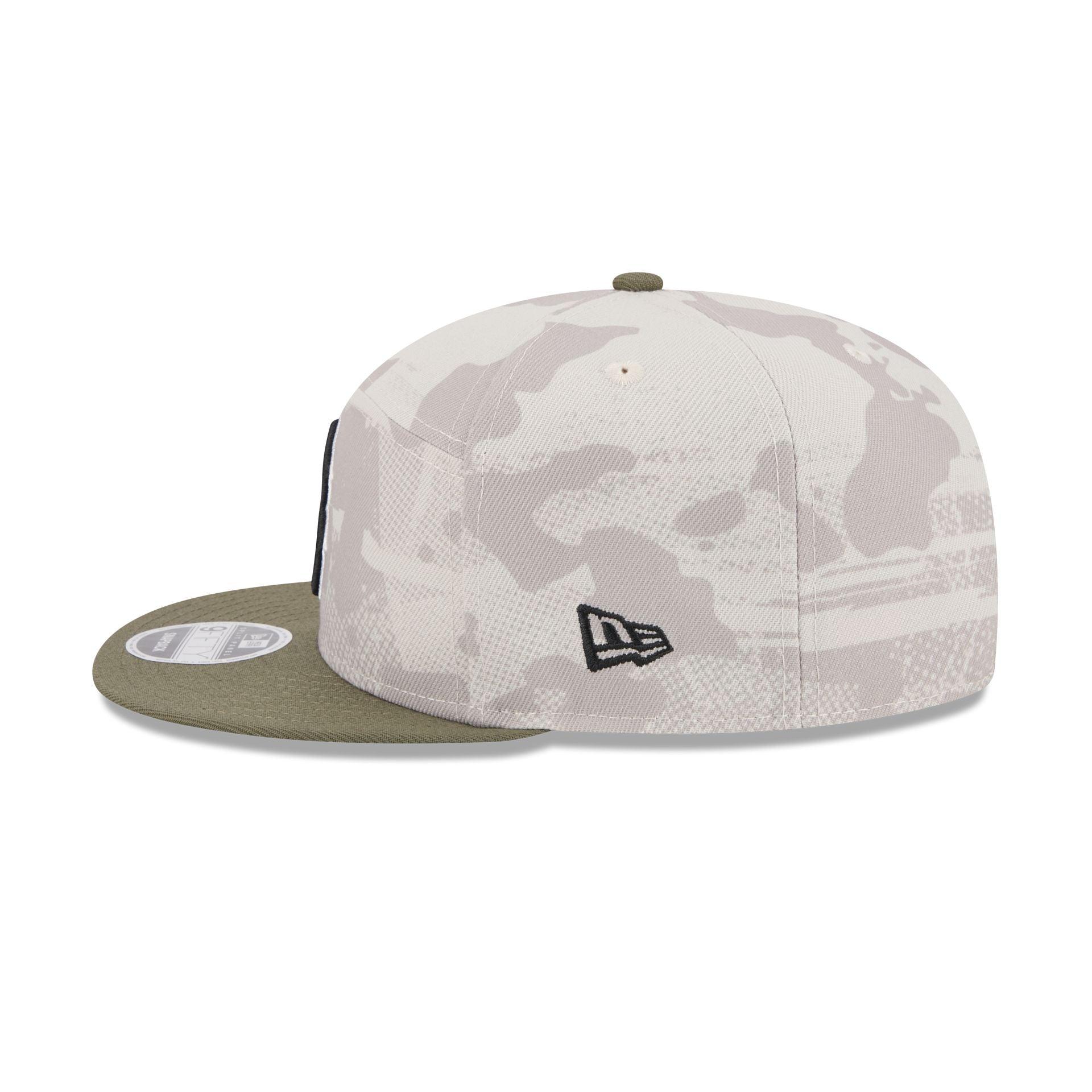 Atlanta Braves Armed Forces Day 2025 Split Panel 9FIFTY Snapback Hat Male Product Image