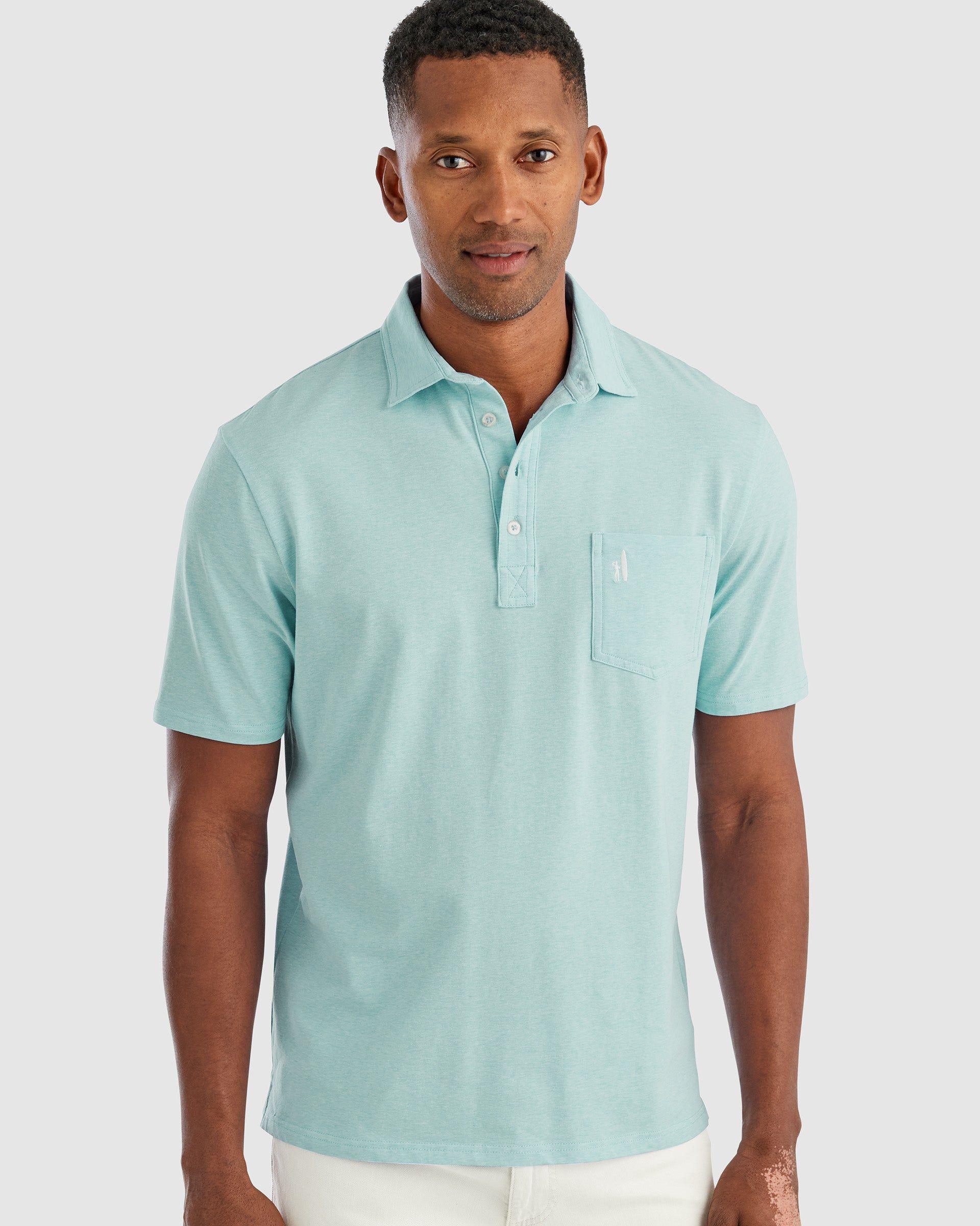 GS- TEST -  Heathered Original Polo Product Image