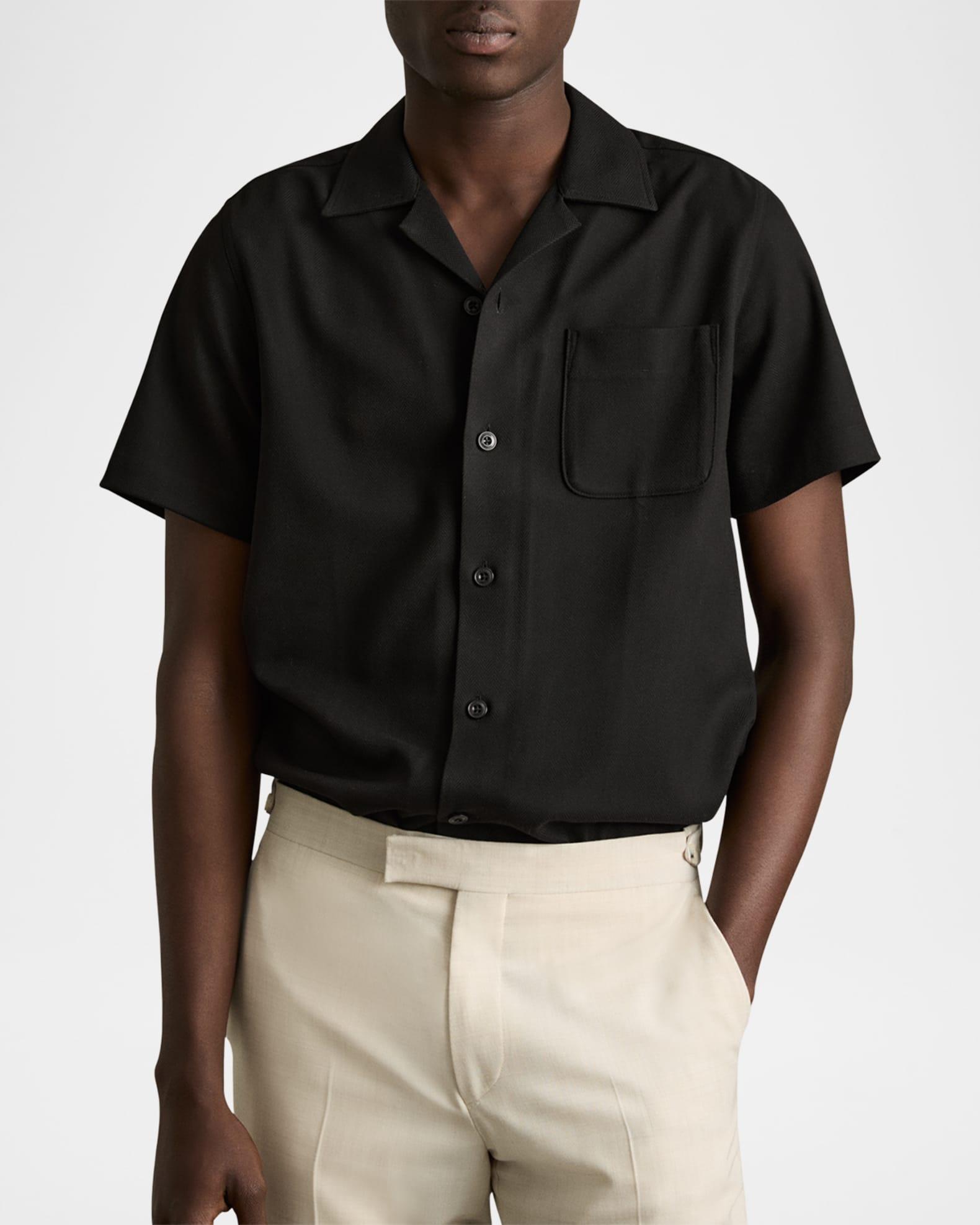 Men's Nitus Herringbone Camp Shirt Product Image