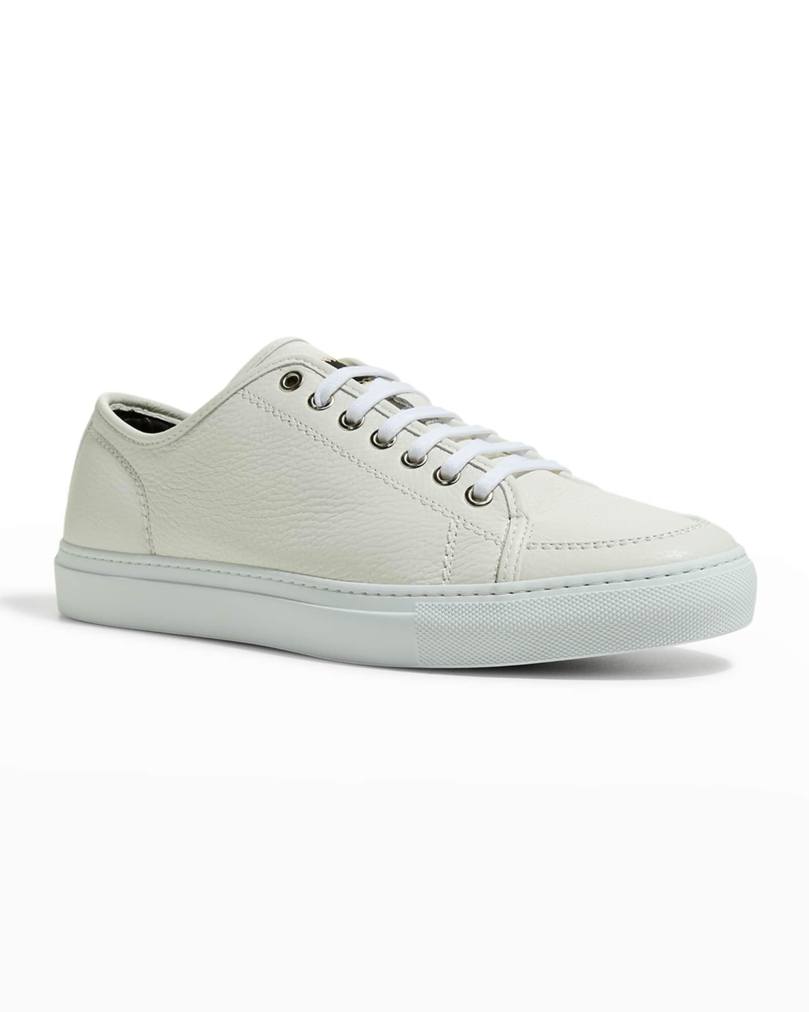 Men's Leather Low-Top Sneakers Product Image