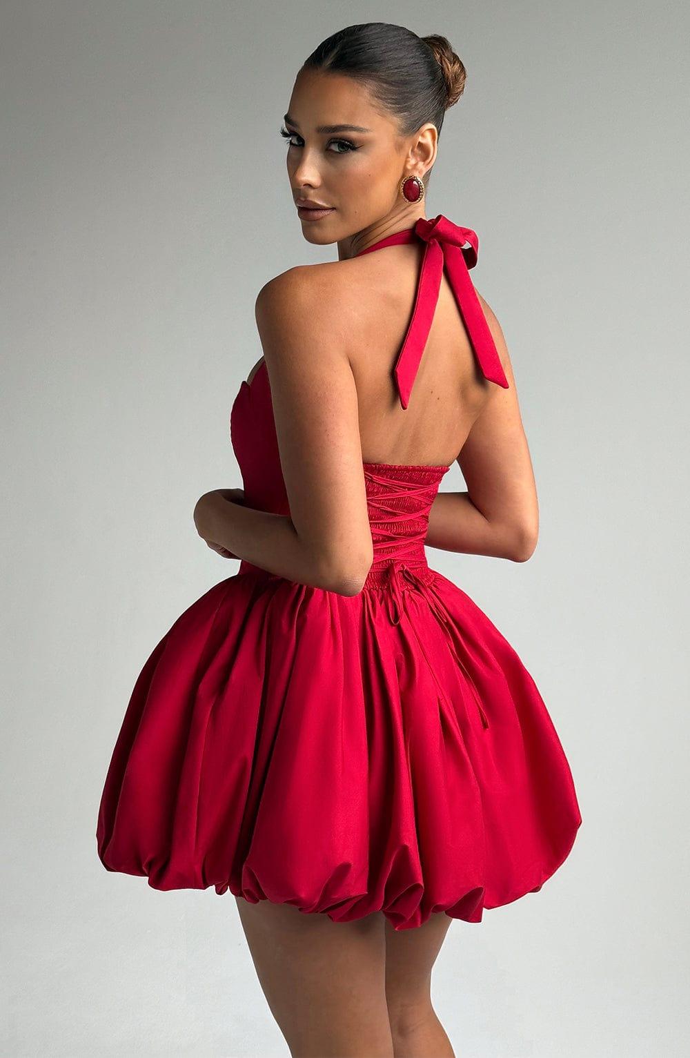 Maricia Mini Dress - Red Product Image