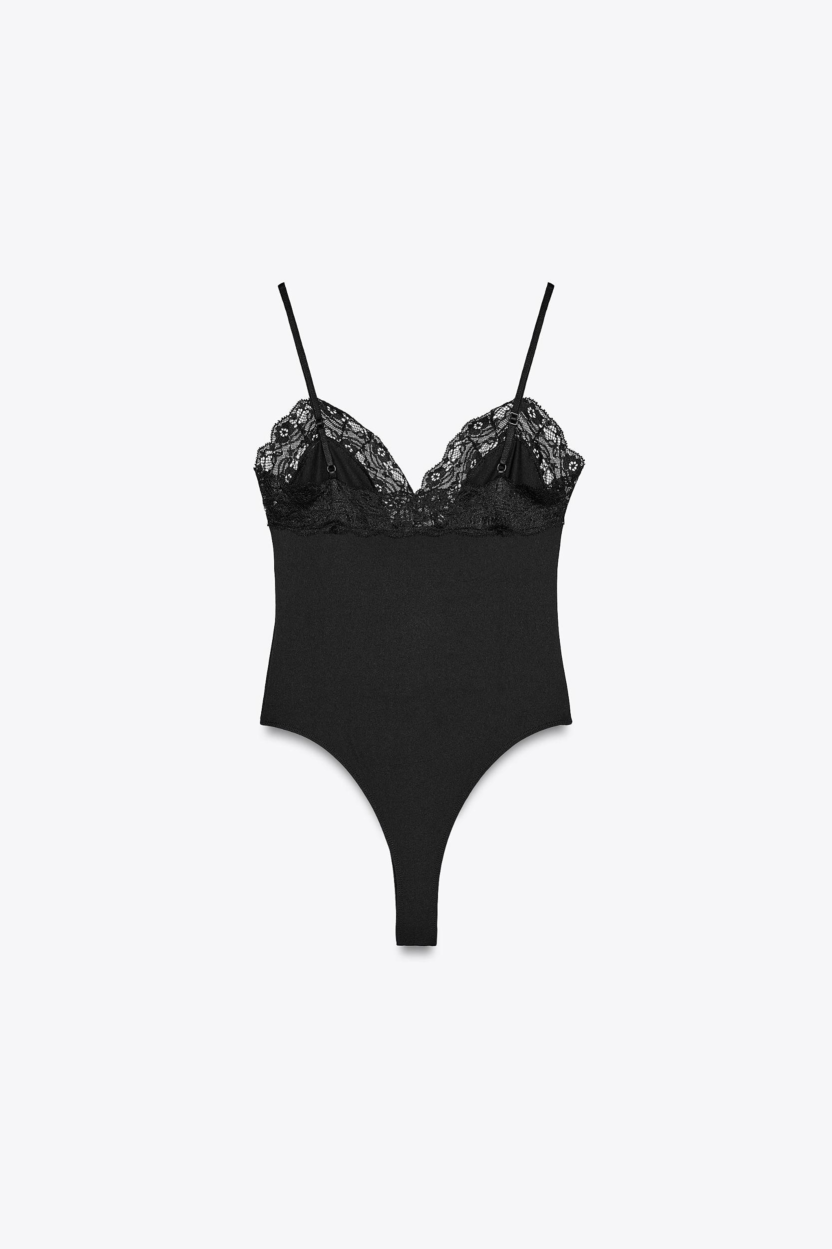 LINGERIE-STYLE BODYSUIT Product Image